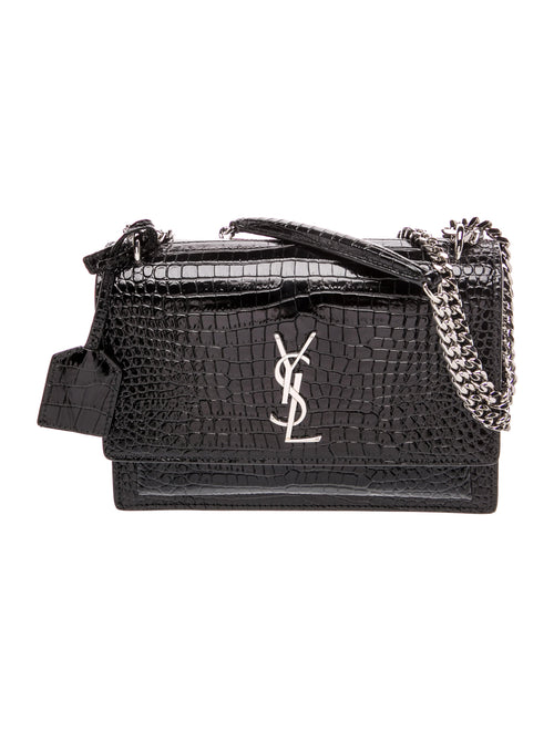 Saint Laurent Embossed Leather Sunset Medium