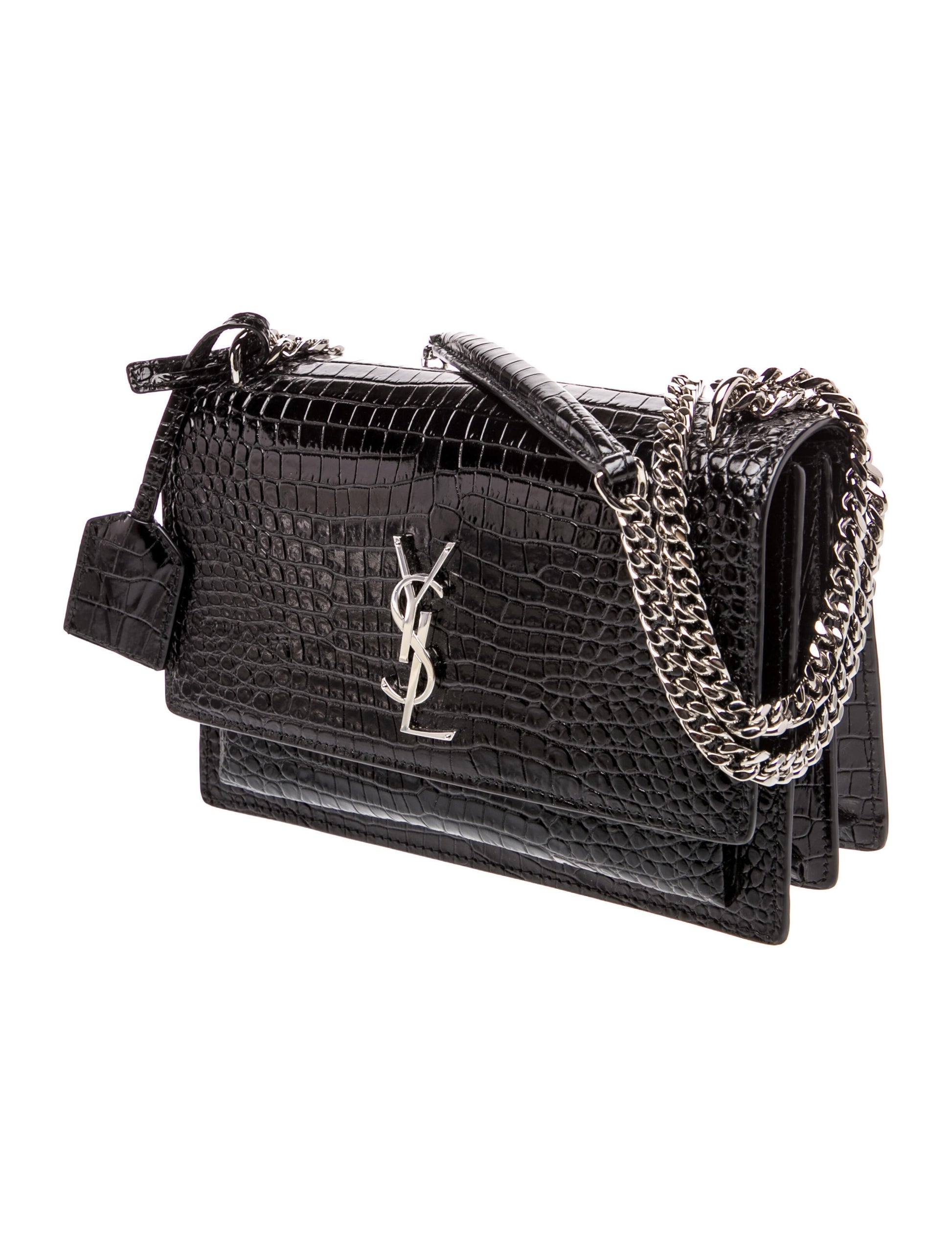 Saint Laurent Embossed Leather Sunset Medium