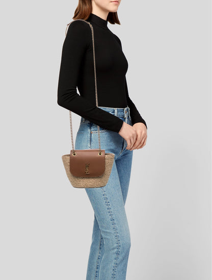 Saint Laurent Raffia Manon Mini 2025