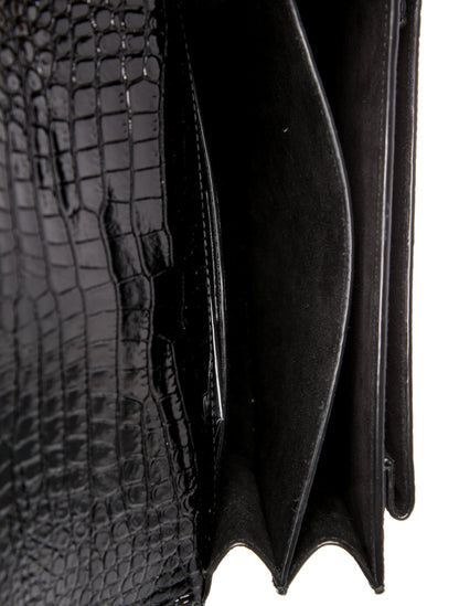 Saint Laurent Embossed Leather Sunset Medium