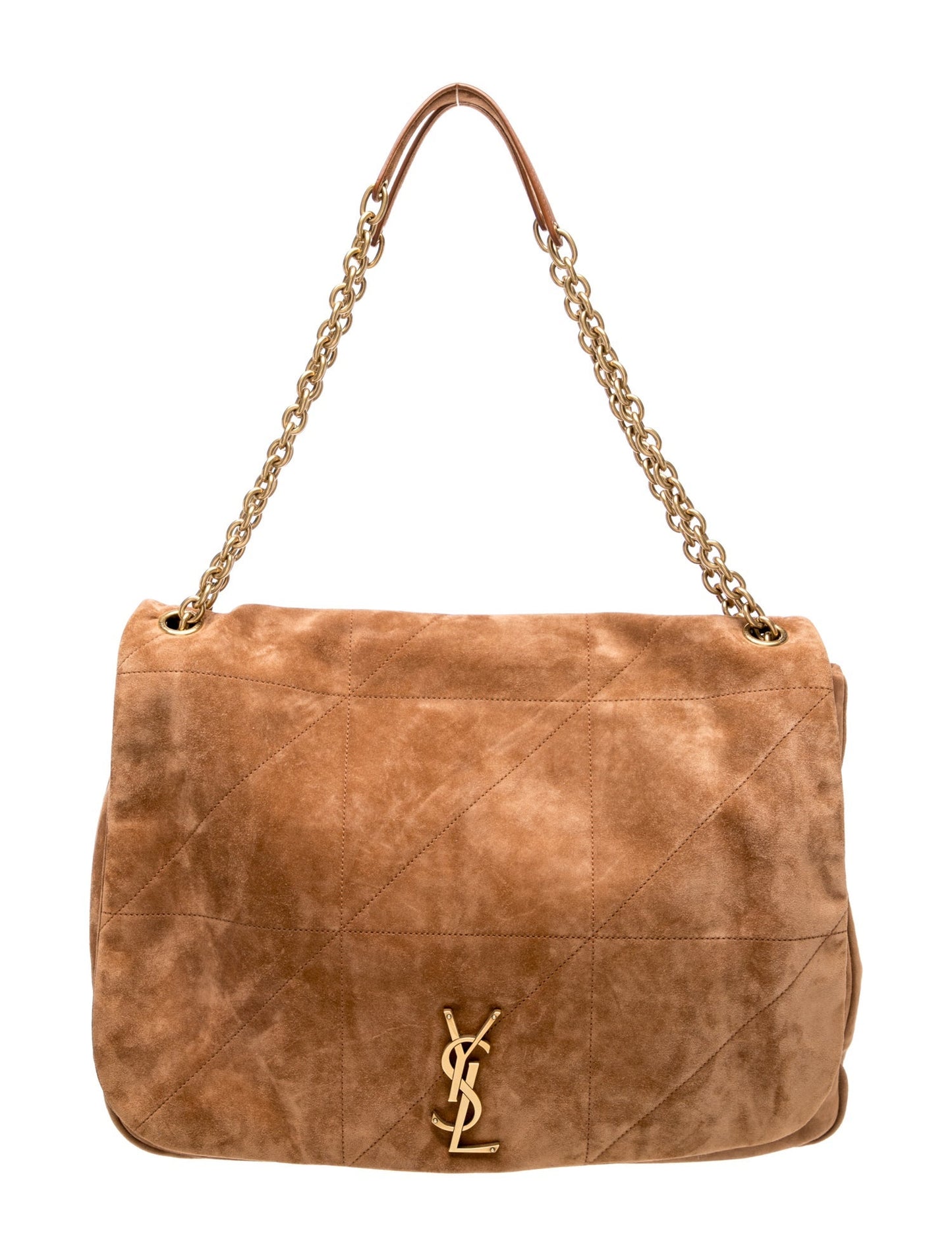 Saint Laurent Suede Shoulder Bag