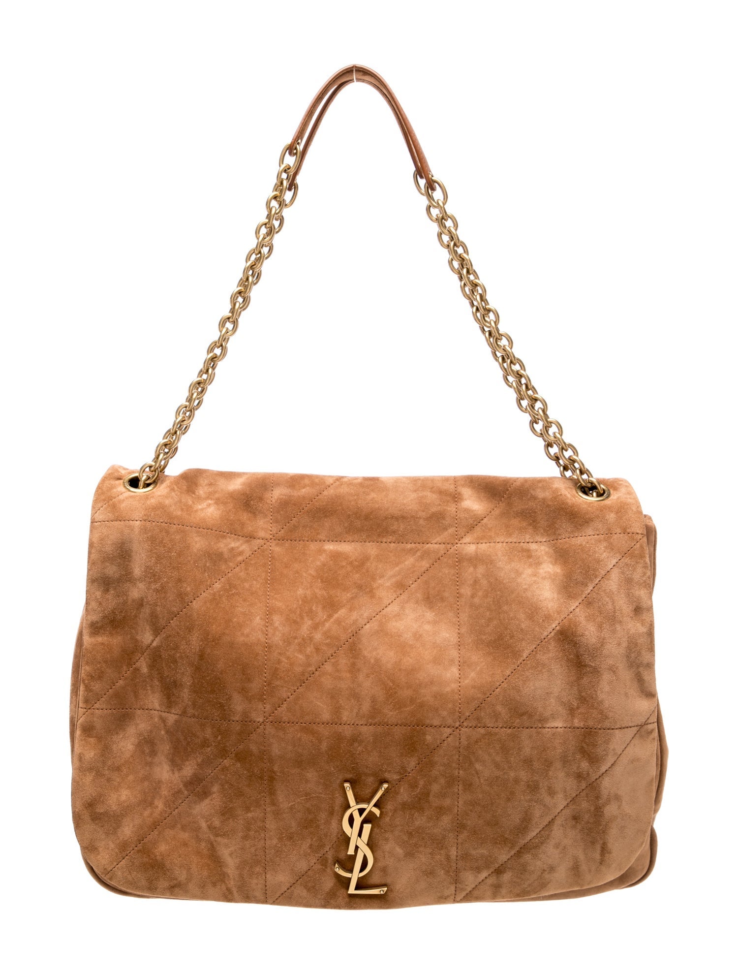Saint Laurent Suede Shoulder Bag