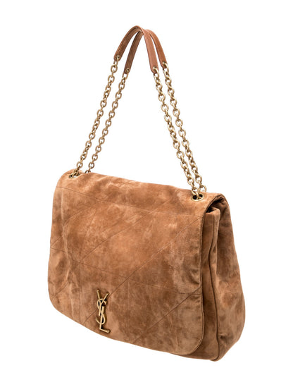 Saint Laurent Suede Shoulder Bag