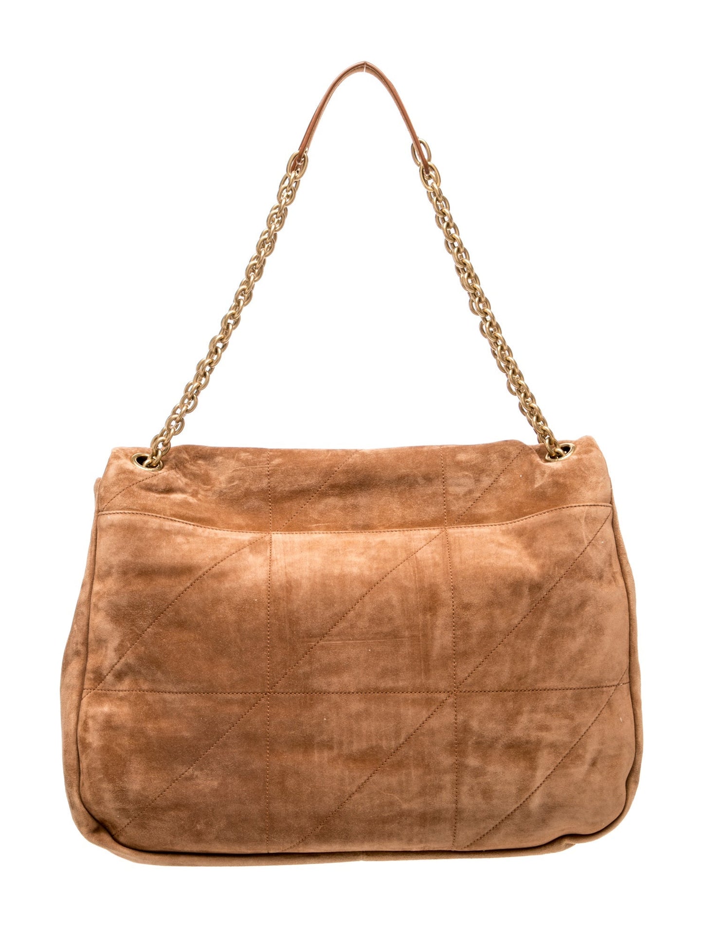Saint Laurent Suede Shoulder Bag