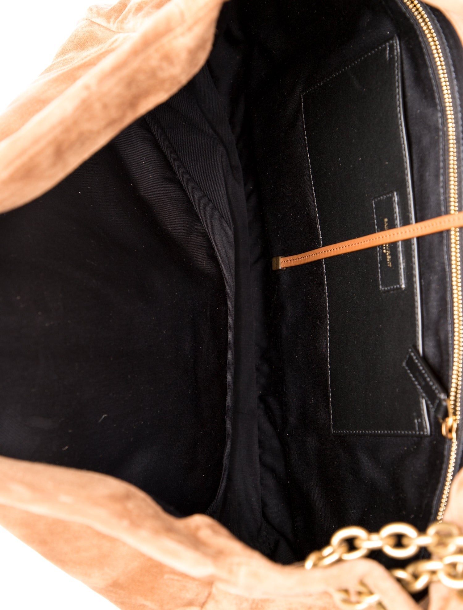 Saint Laurent Suede Shoulder Bag