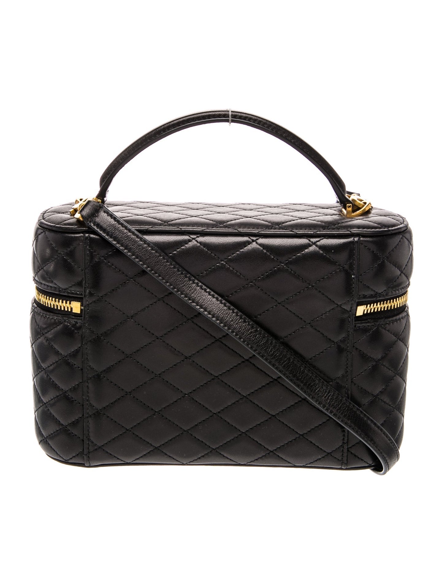 Saint Laurent Quilted Gaby Vanity Bag