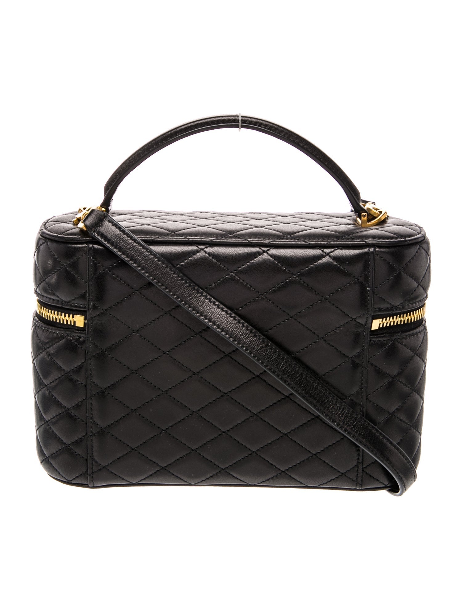 Saint Laurent Quilted Gaby Vanity Bag