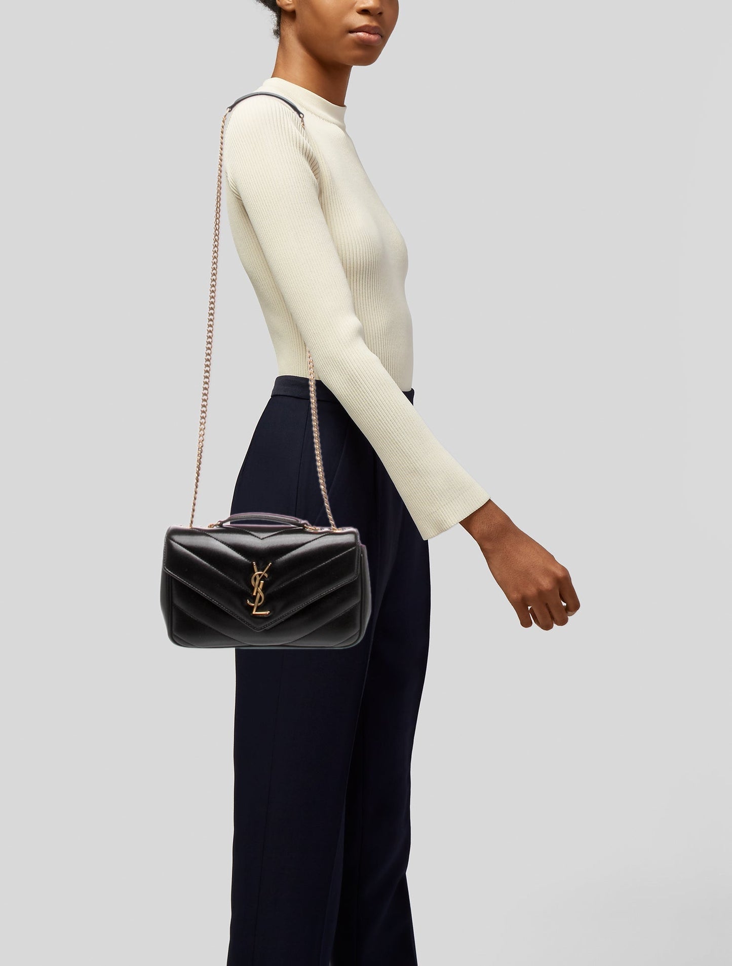 Saint Laurent Quilted LouLou Small 2025