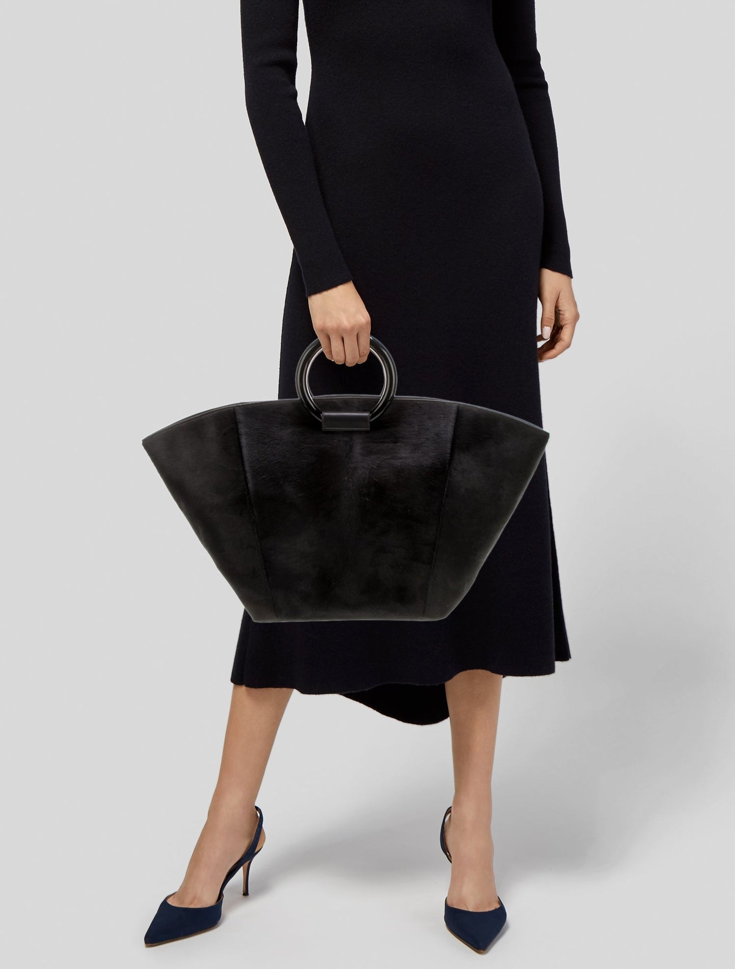 Saint Laurent Ponyhair Top Handle Bag 2024