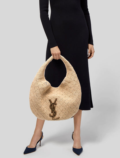 Saint Laurent Raffia Hobo 2026