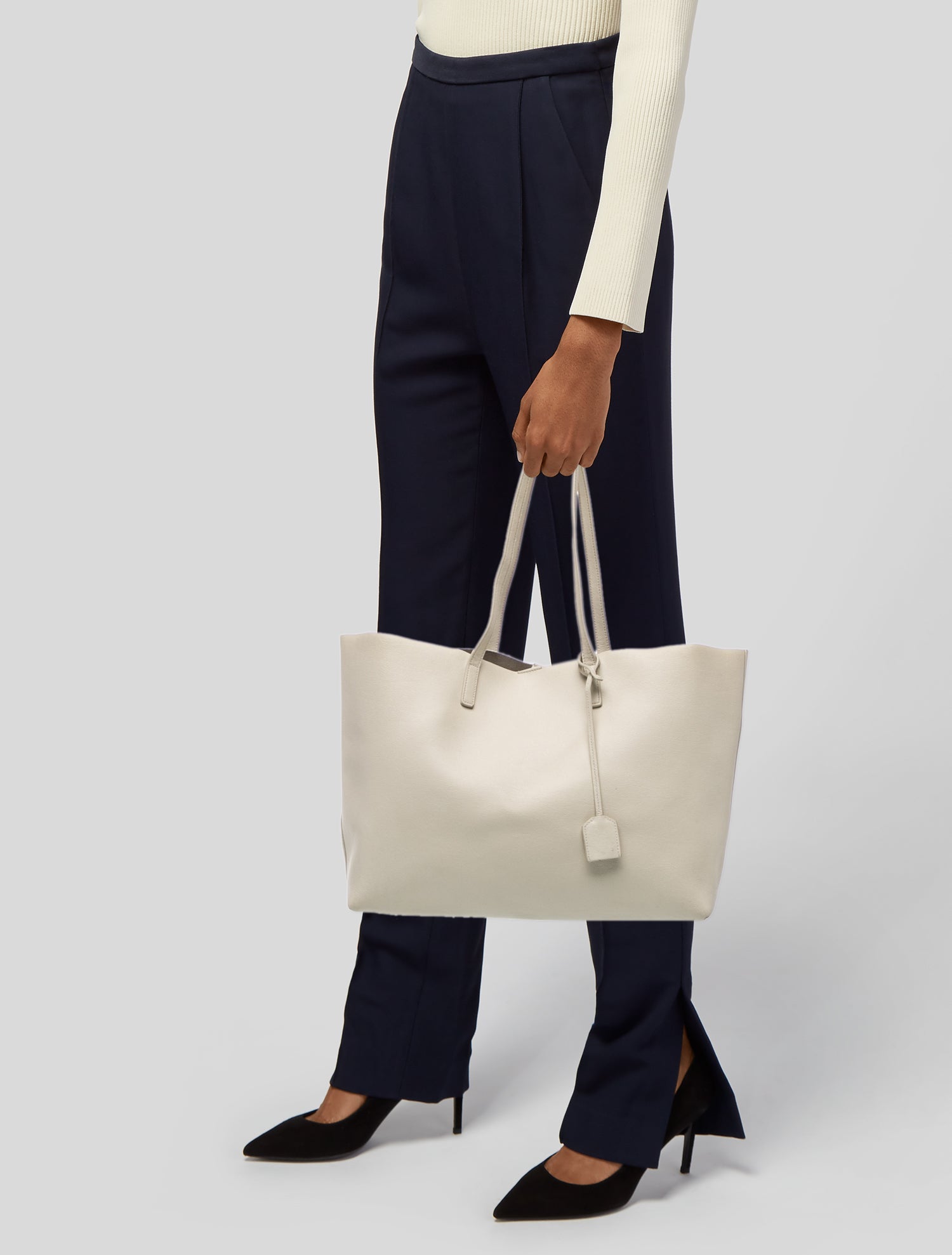 Saint Laurent Leather Tote