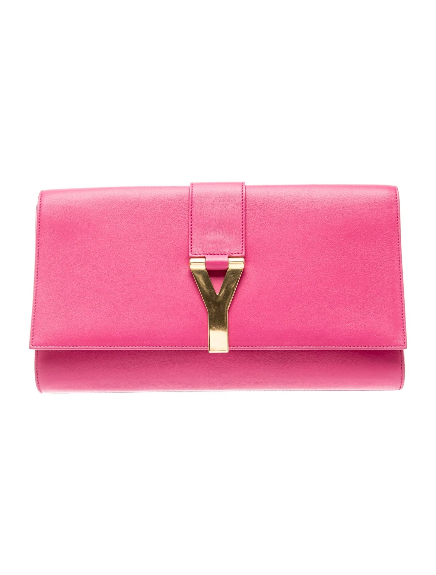 Saint Laurent Leather Y Ligne Clutch