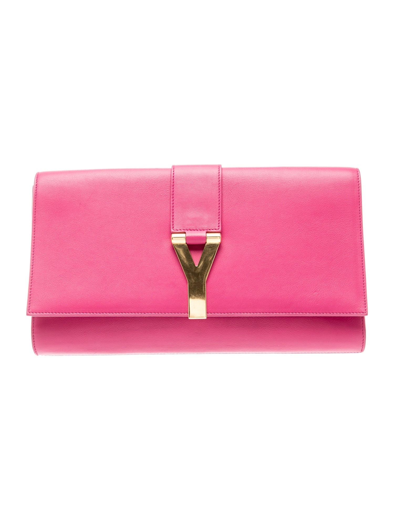 Saint Laurent Leather Y Ligne Clutch