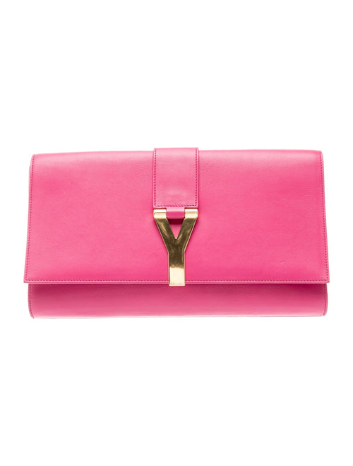 Saint Laurent Leather Y Ligne Clutch