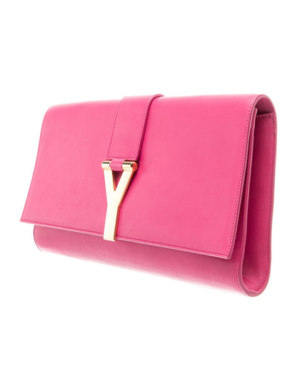 Saint Laurent Leather Y Ligne Clutch