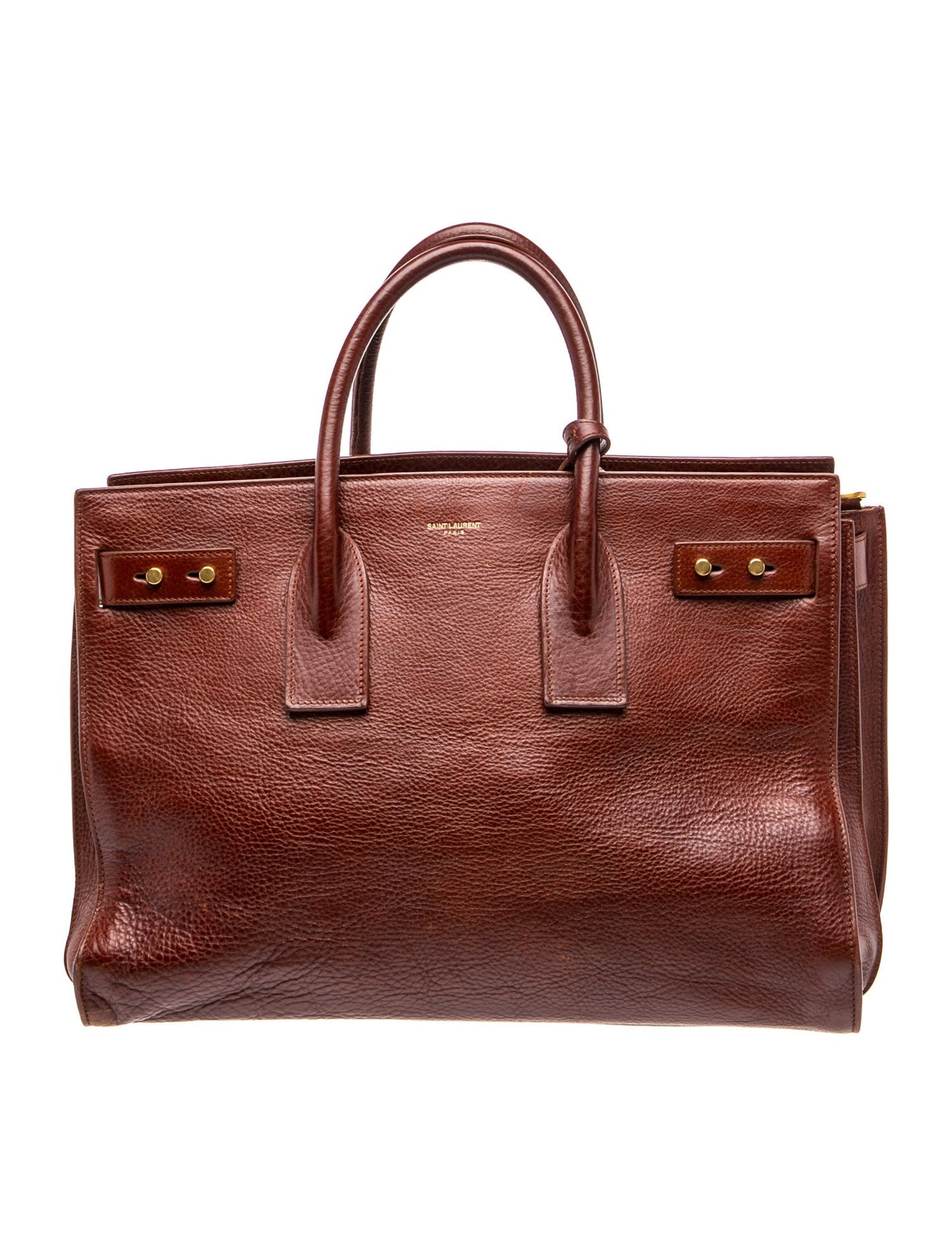 Saint Laurent Leather Sac De Jour Large