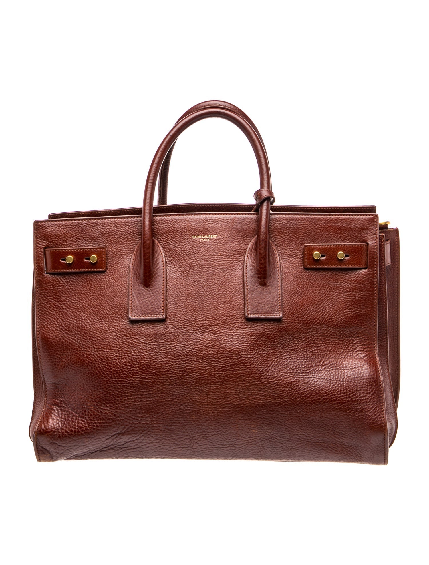 Saint Laurent Leather Sac De Jour Large