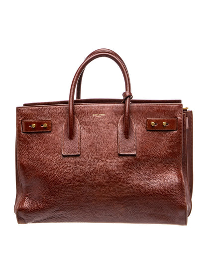 Saint Laurent Leather Sac De Jour Large