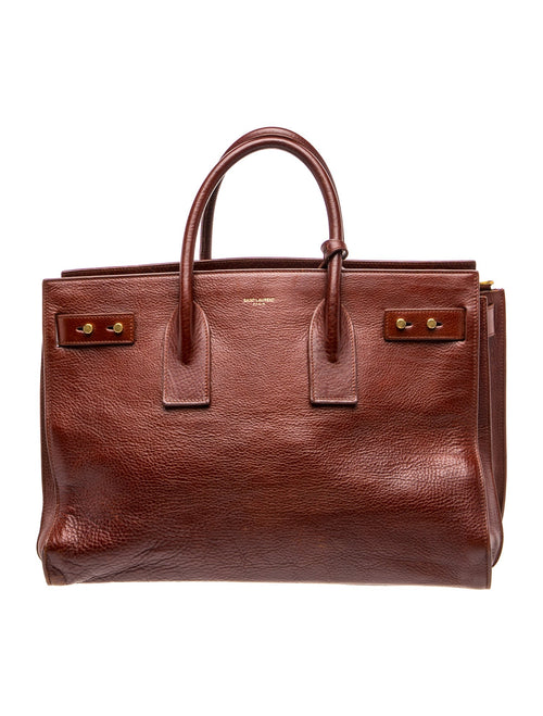 Saint Laurent Leather Sac De Jour Large