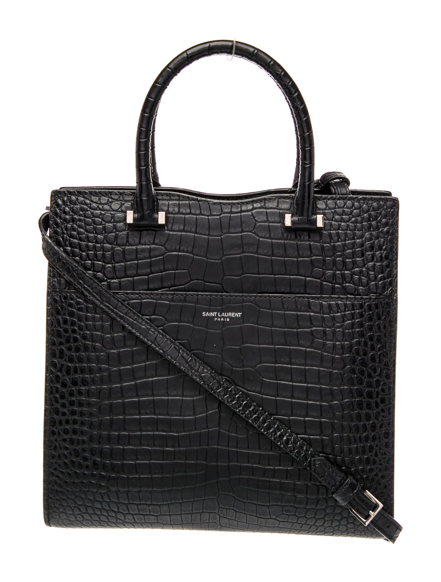 Saint Laurent Embossed Leather Uptown