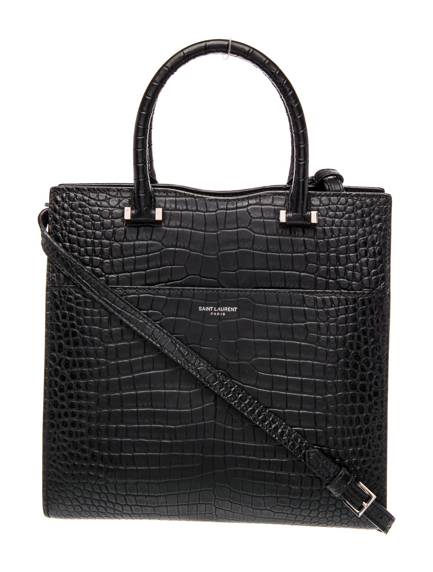 Saint Laurent Embossed Leather Uptown