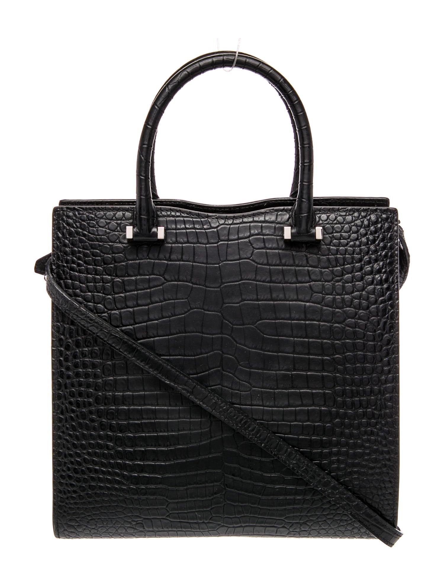 Saint Laurent Embossed Leather Uptown