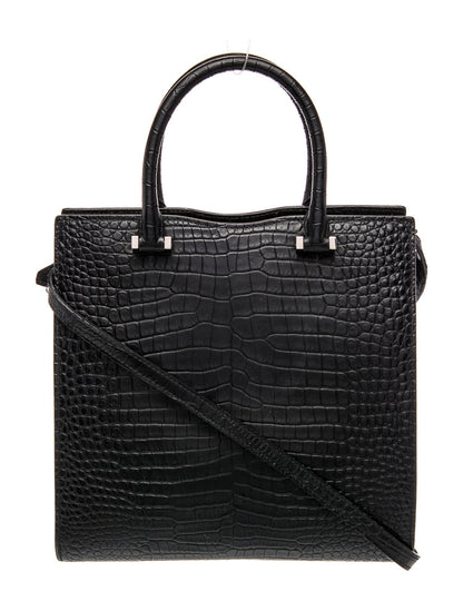 Saint Laurent Embossed Leather Uptown