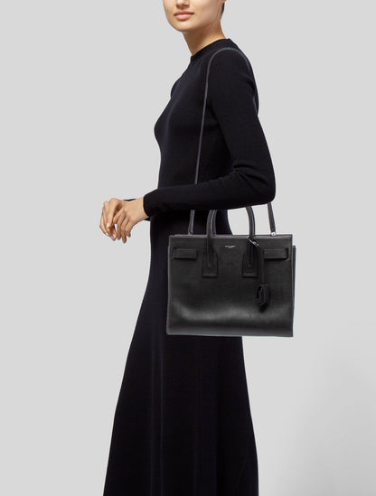 Saint Laurent Leather Sac De Jour