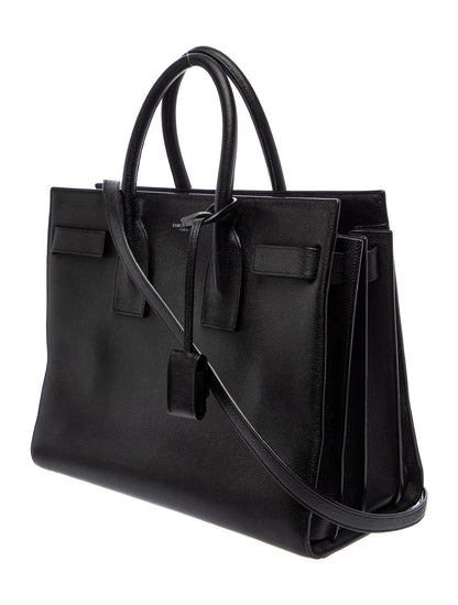 Saint Laurent Leather Sac De Jour