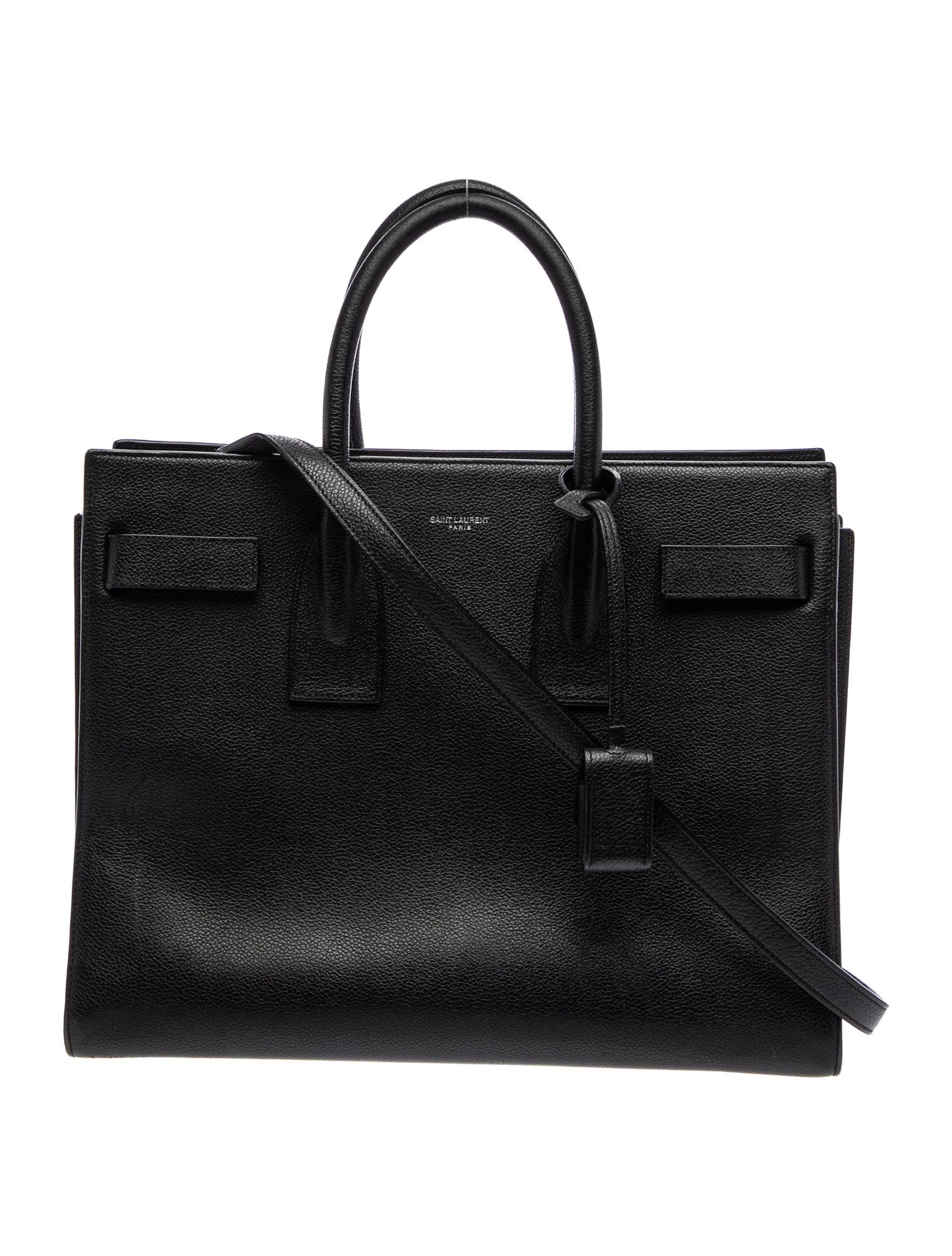 Saint Laurent Leather Sac De Jour