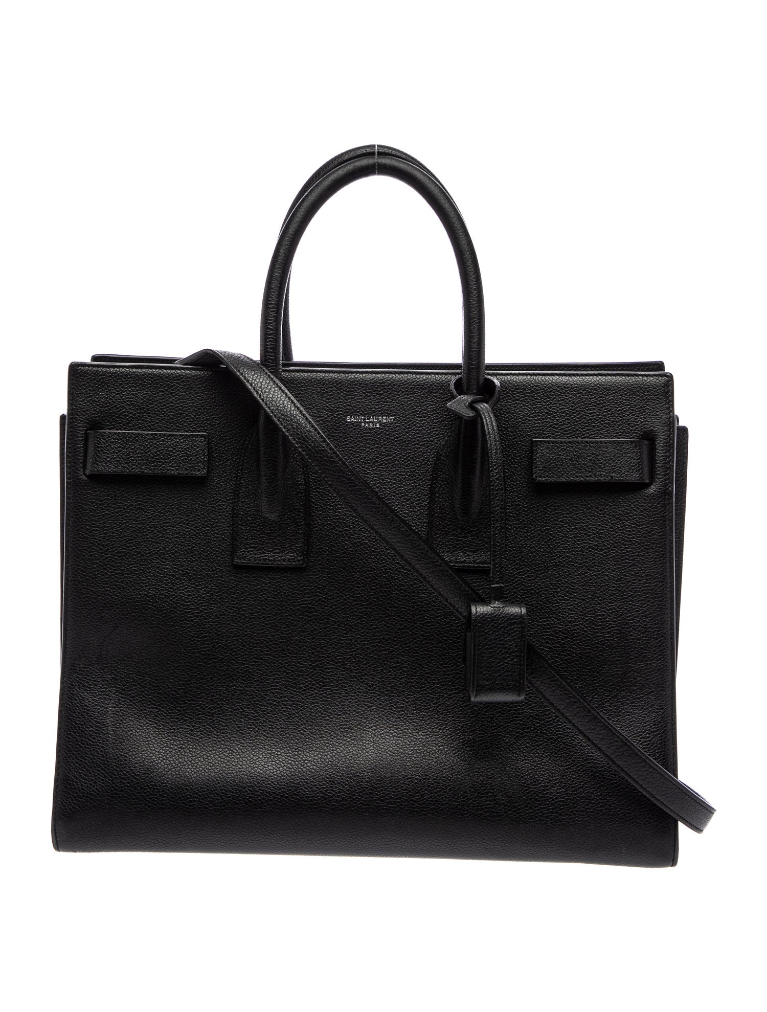 Saint Laurent Leather Sac De Jour