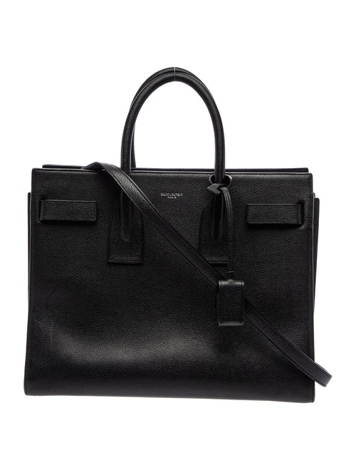 Saint Laurent Leather Sac De Jour