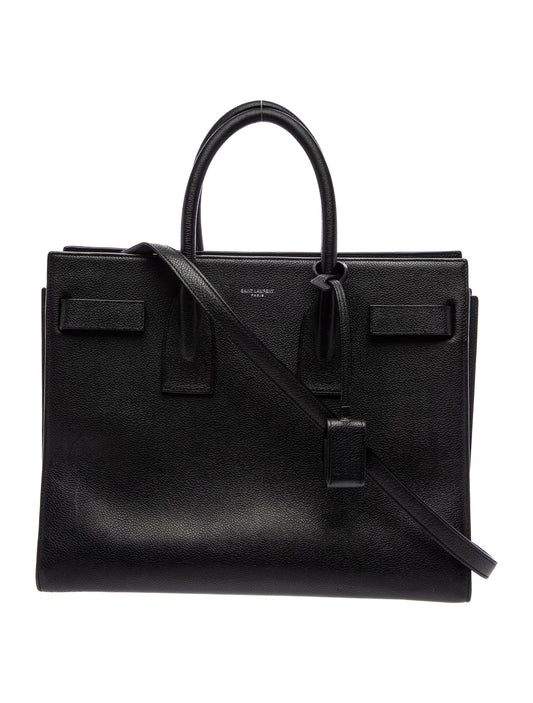 Saint Laurent Leather Sac De Jour