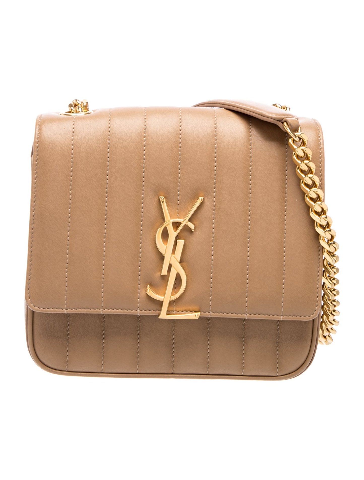 Saint Laurent Leather Vicky Medium