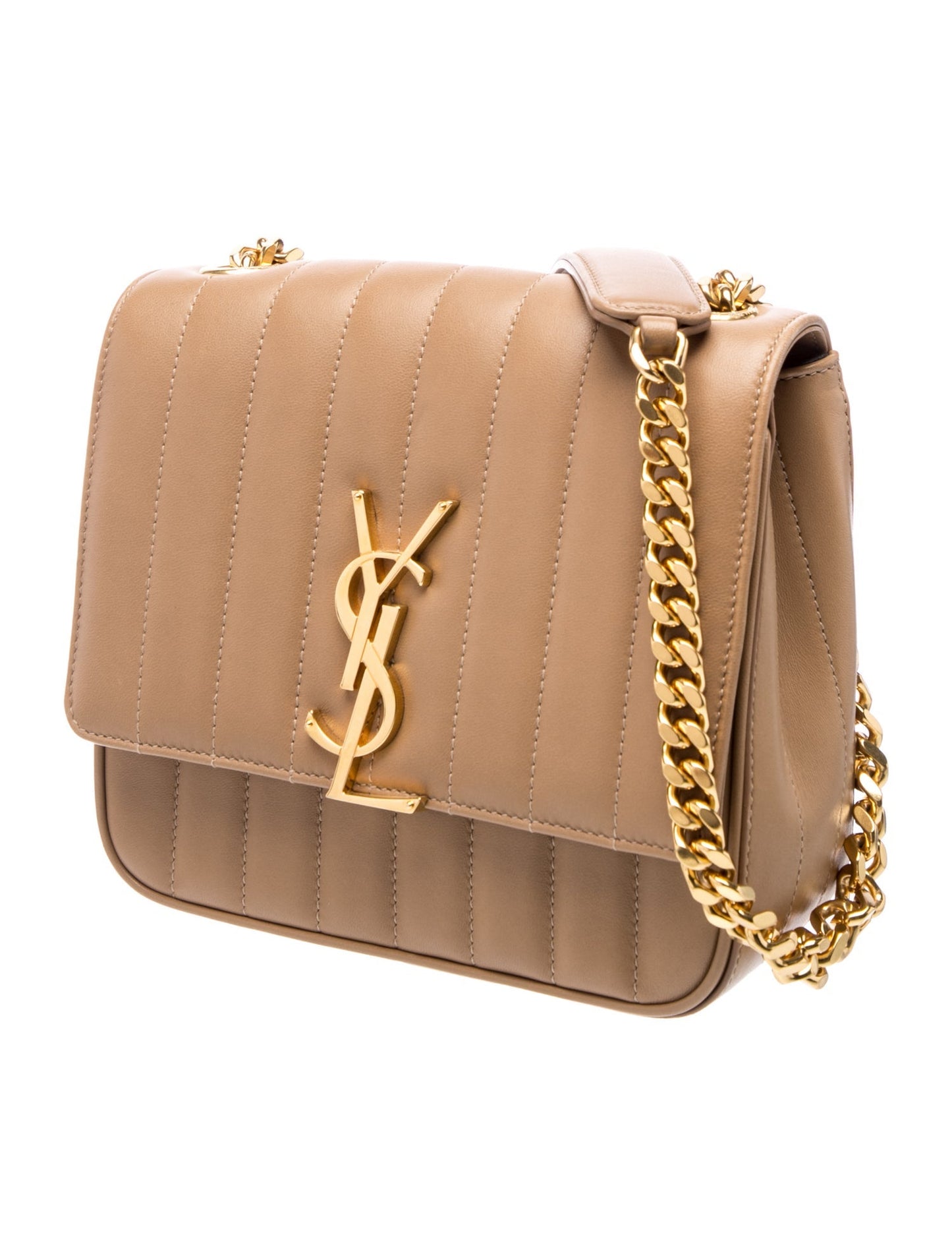 Saint Laurent Leather Vicky Medium