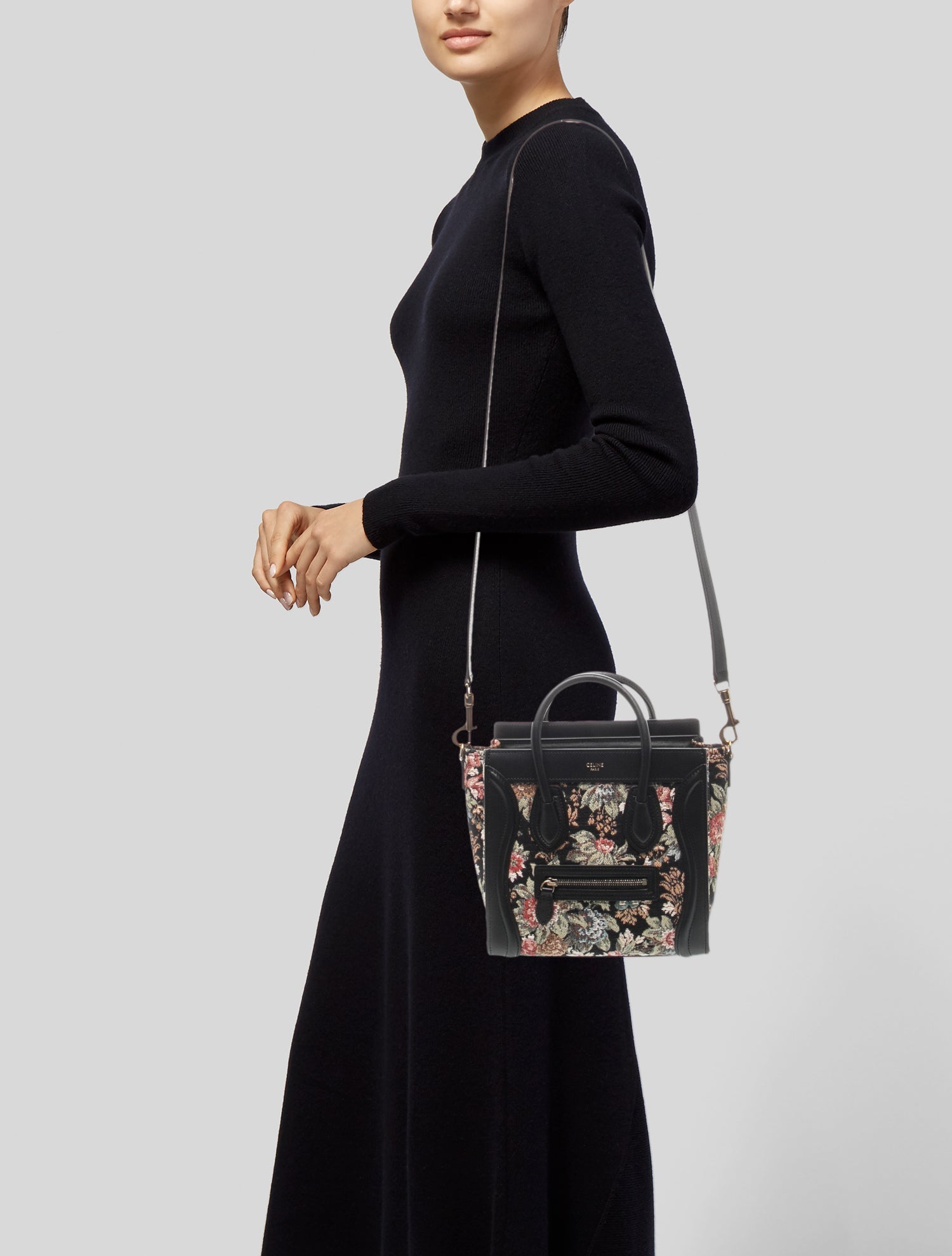 Celine Canvas Luggage Mini
