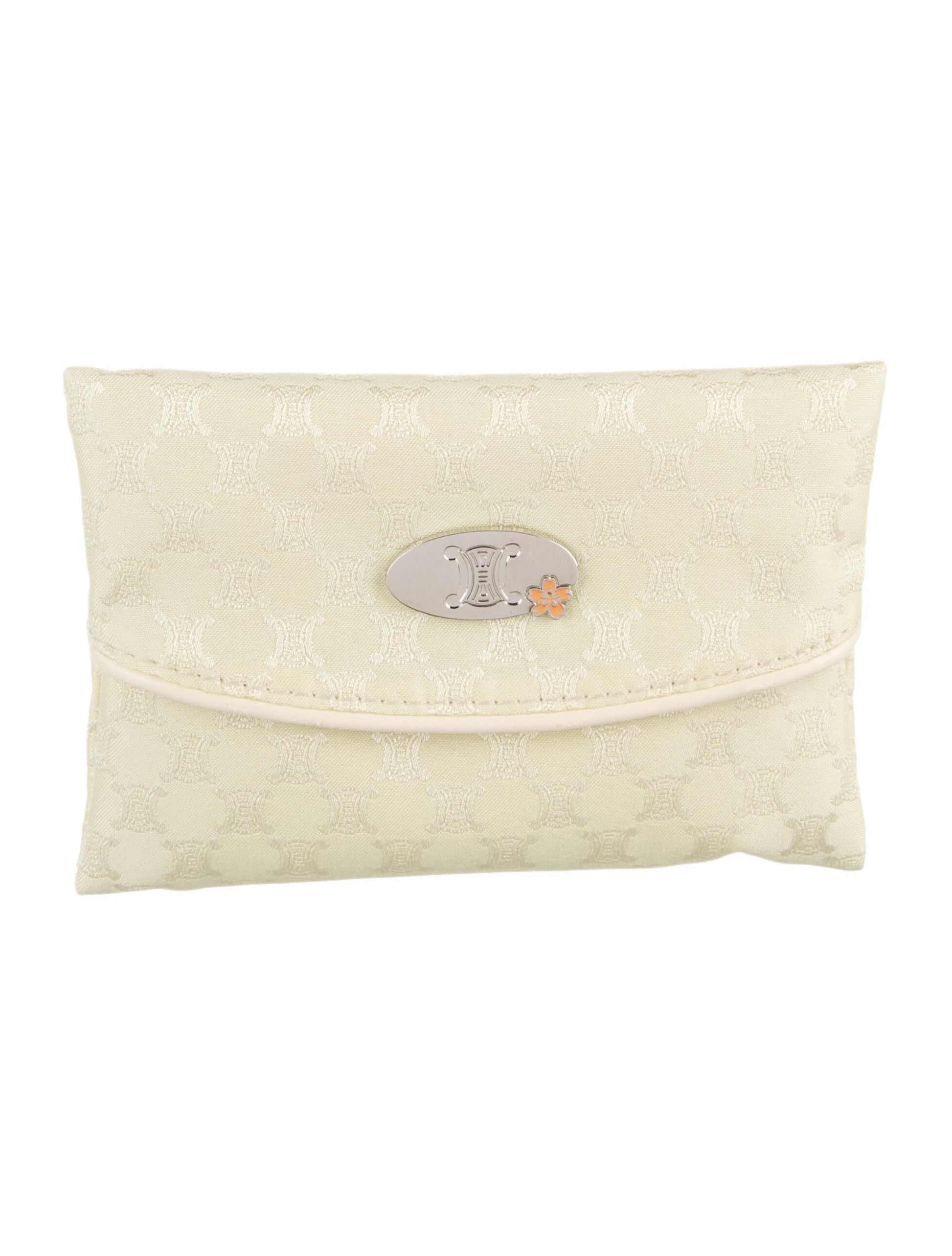 Celine Logo Jacquard Tissue Cosmetic Case