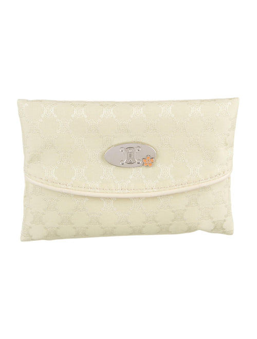 Celine Logo Jacquard Tissue Cosmetic Case