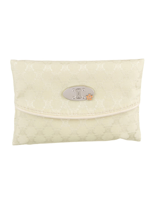 Celine Logo Jacquard Tissue Cosmetic Case