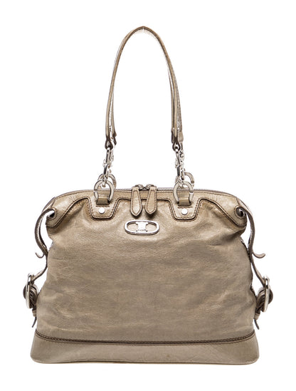 Celine Leather Shoulder Bag Vintage