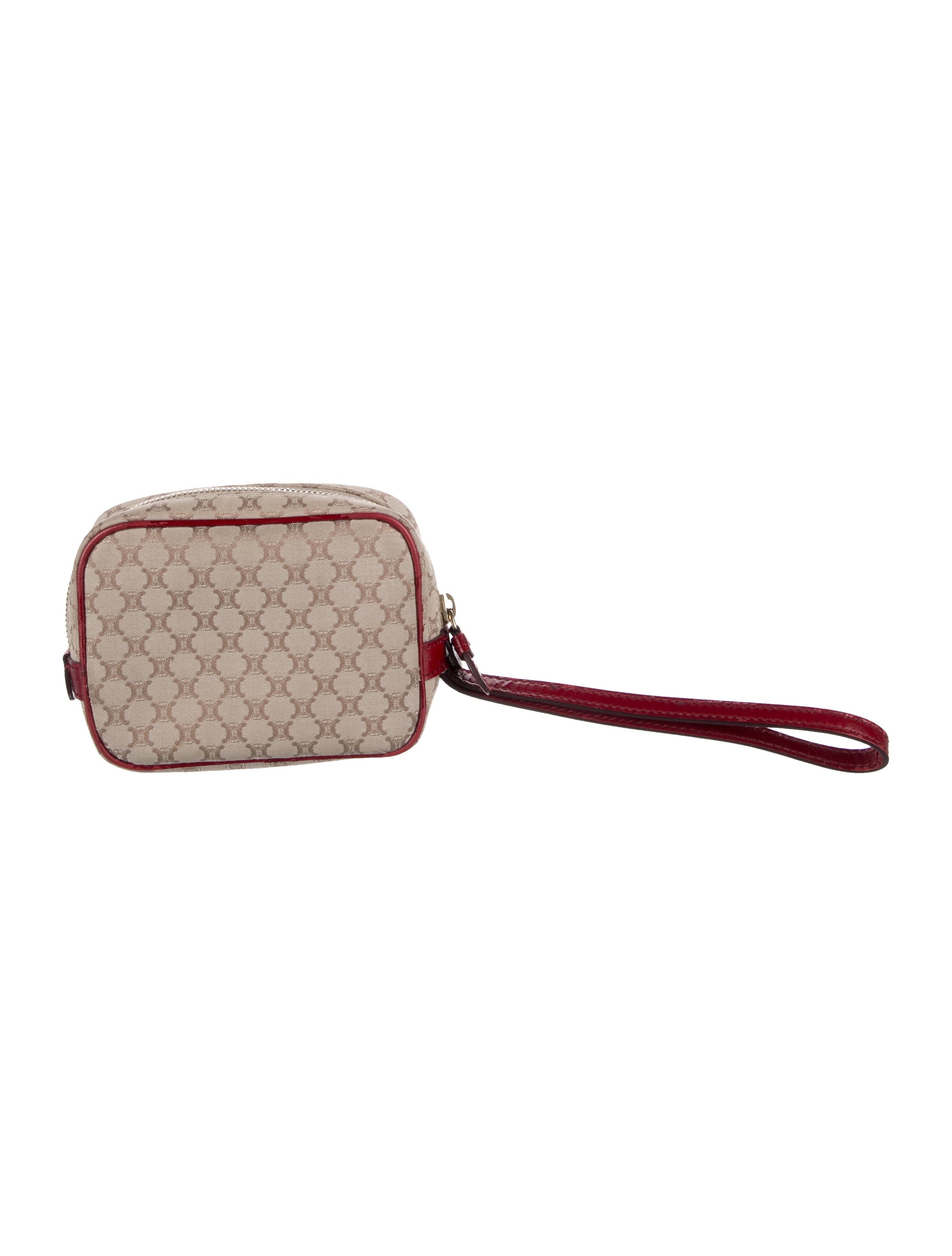 Celine Patterned Cosmetic Bag