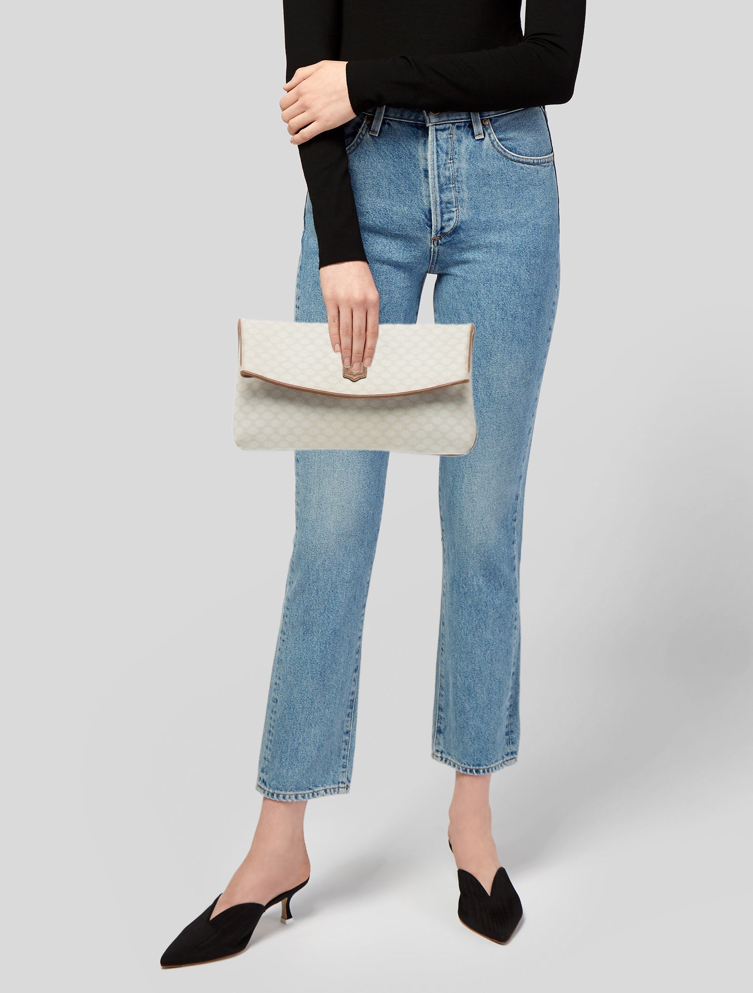 Celine Macadam Clutch Vintage