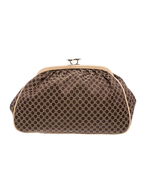 Celine Jacquard Vintage Macadam Clutch Vintage