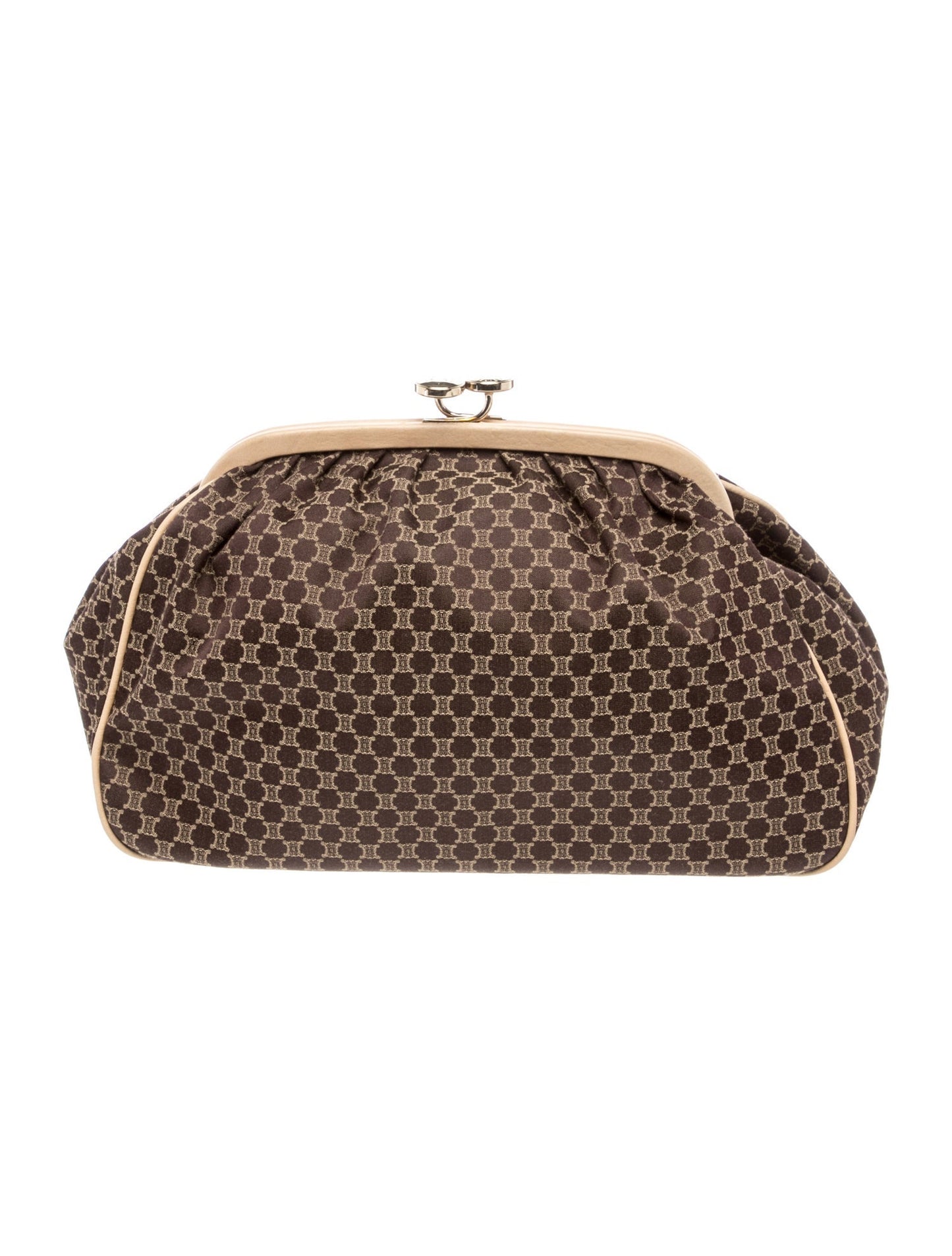 Celine Jacquard Vintage Macadam Clutch Vintage