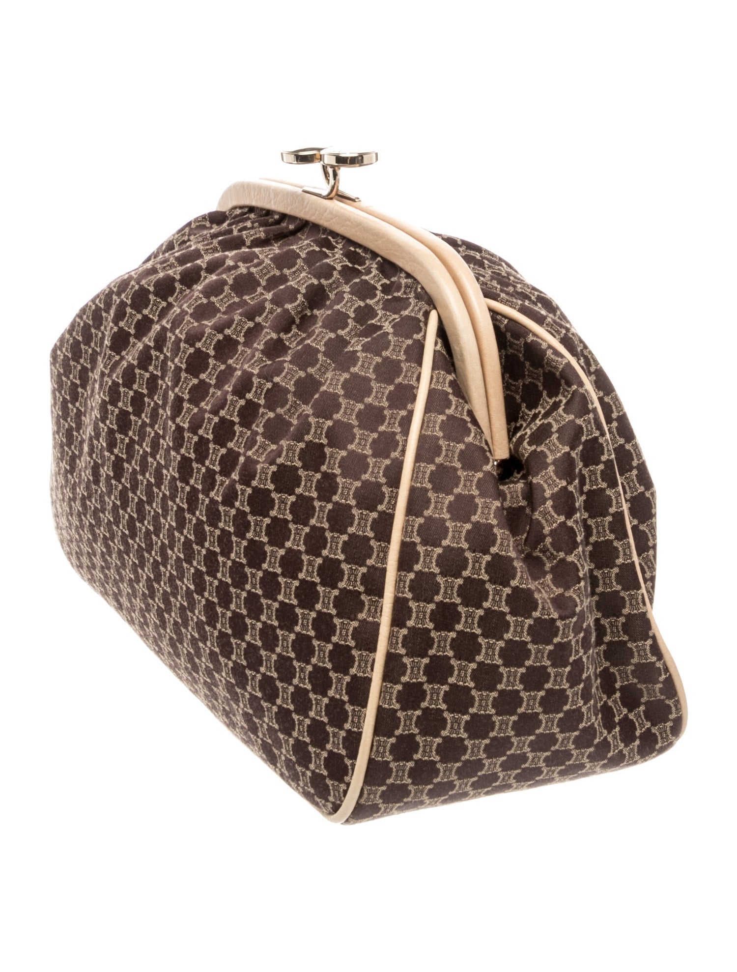 Celine Jacquard Vintage Macadam Clutch Vintage