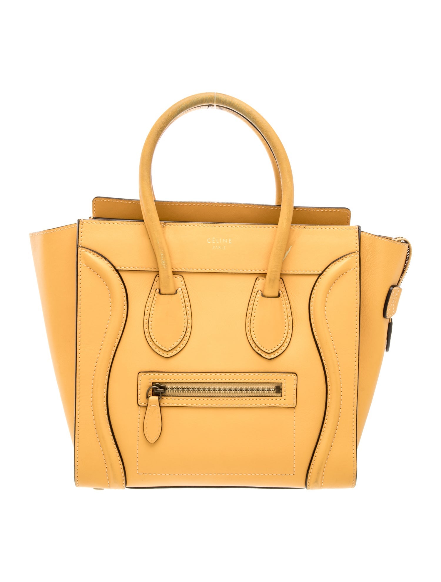 Celine Leather Luggage Micro
