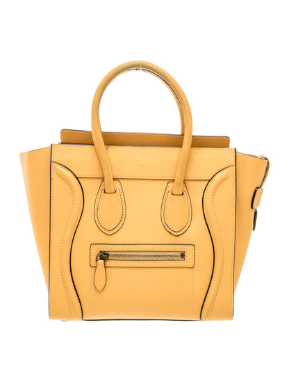 Celine Leather Luggage Micro