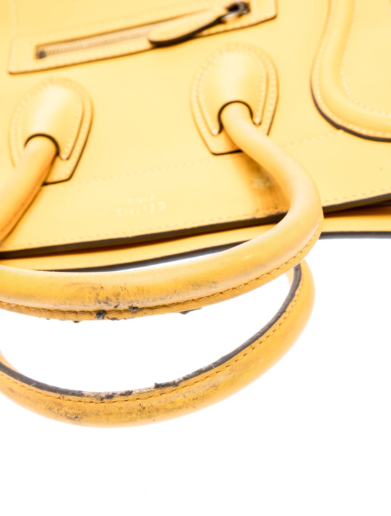 Celine Leather Luggage Micro