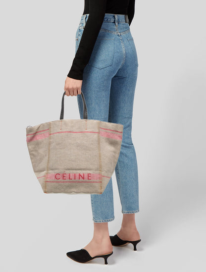 Celine Canvas Cabas Phantom