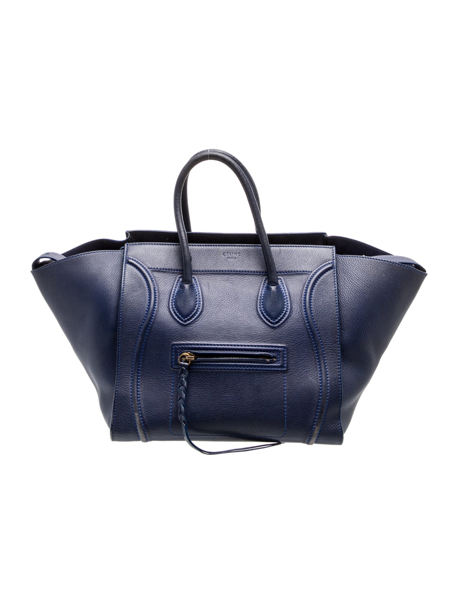 Celine Leather Luggage Phantom Medium